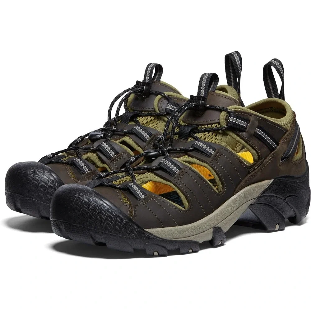KEEN Arroyo II Mens Size 13 Closed Toe Hiking Sandals Trail Canteen/Black NEW